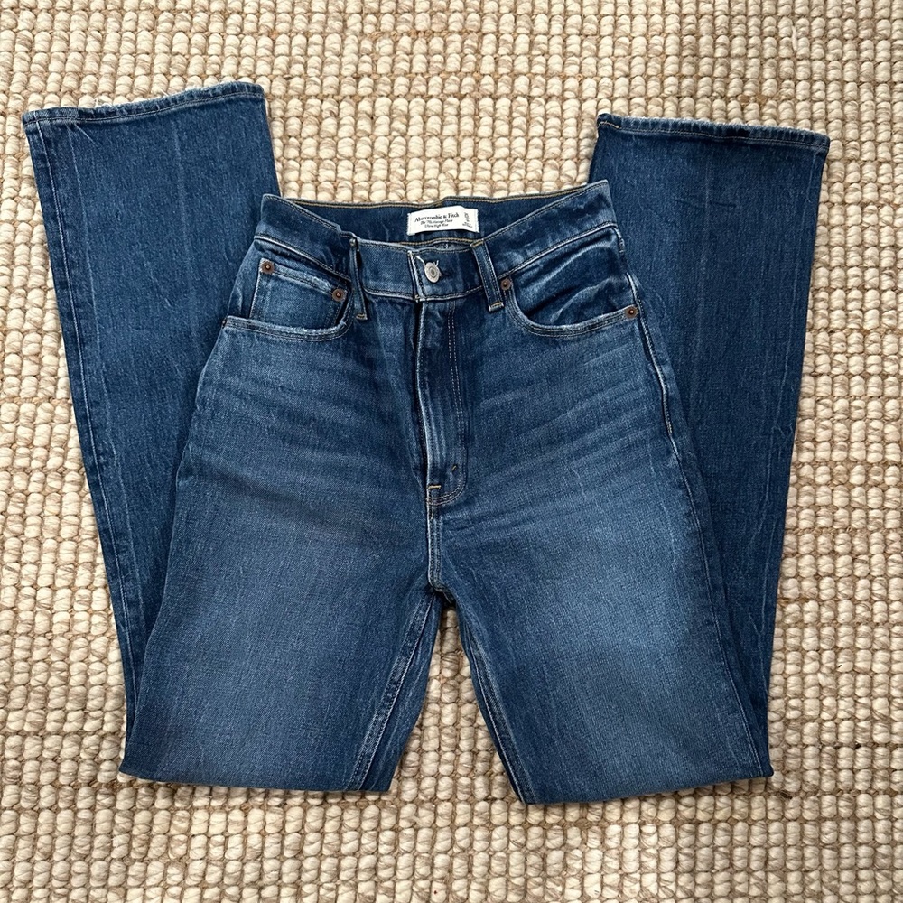 abercrombie & fitch flare jeans